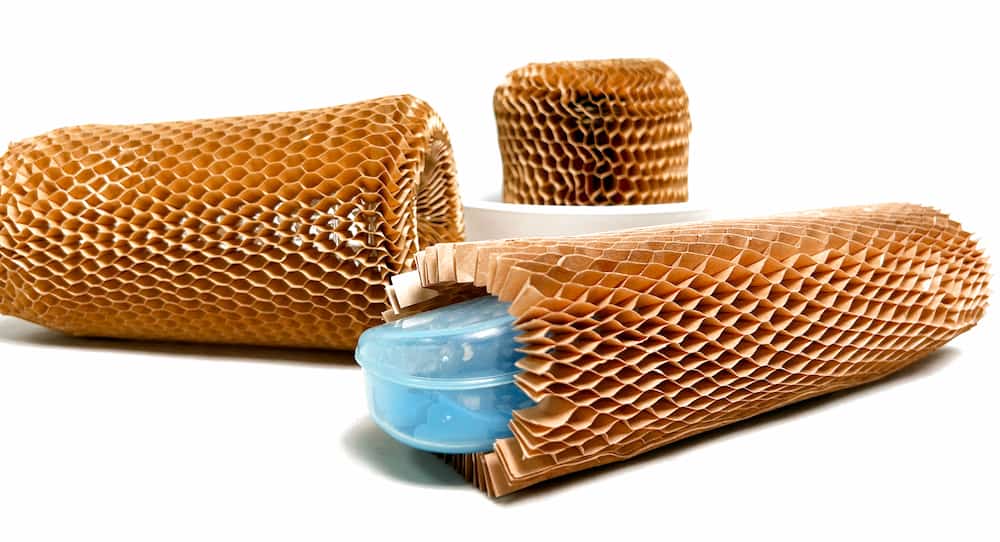 Wabenstruktur Schutzhülle Verpackungsbeispiel